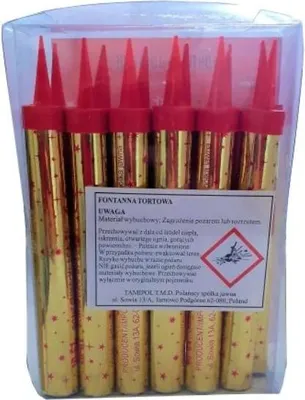 Image de fontaines à gâteau 12cm 12pcs | 19-61