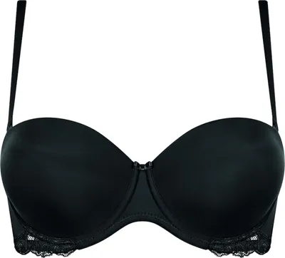 Produktbild von Triumph Lovely Micro Whud, Farbe: Black 04/0004, Größe: 80D Bügel-BH mit Halbschale, Push-up und abnehmbaren Trägern