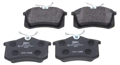 Produktbild von Bremsbelagsatz Scheiben hinten 15 mm VALEO passend für u.a. AUDI A4