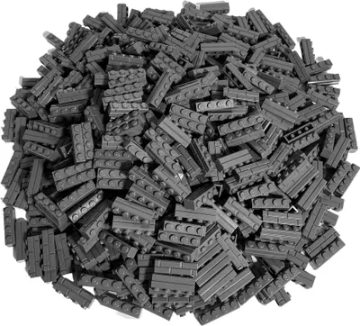 Produktbild von 100x Mauerstein 1x4 , Dunkelgrau