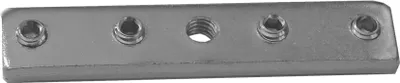Produktbild von BASIT  Innenlauf Gardinenstange selber zusammenstellen Edelstahl look Metall Ø 16mm Einzelteile