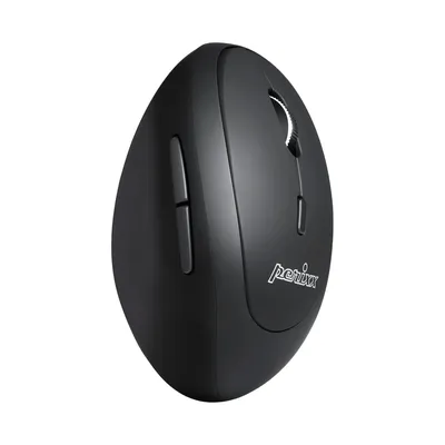 Image de Perixx PERIMICE-819 Ergonomic mouse Bluetooth®, Radio Optical Black Rechargeable