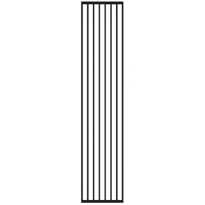 Zdjęcie produktu dla Ścianka lamelowa Marbet Design WOODWALL 275x58 cm Czarna 1 szt.