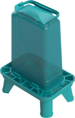 Immagine prodotto di KERBL Futterautomat 5,5L  Rechteckig, für Geflügel ,19,5 x 28,5 x 39,5 cm