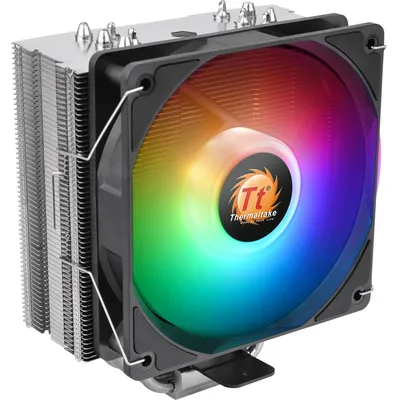 Produktbild von Thermaltake UX 210 ARGB, Kühler, 12 cm, 600 RPM, 2000 RPM, Schwarz, Weiß