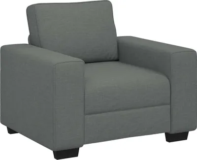 Zdjęcie produktu dla vidaXL Fotel Ciemnoszary 100x77x82 cm Tkanina