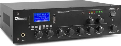 Produktbild von Power Dynamics PPA502 100V Mixer-Verstärker 50W 2 Zonen