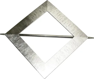 Produktbild von Gardinia Raffhalter für Vorhänge 14,5 x 14,5 cm edelstahl-optik