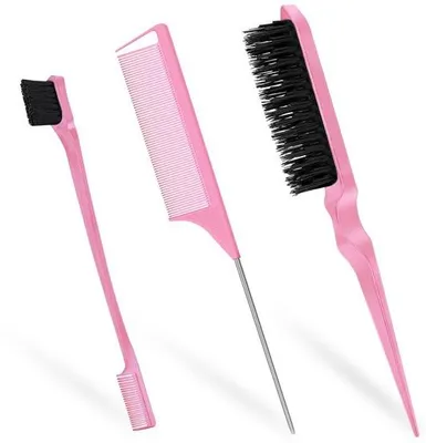 Produktbild von Haarstylingset mit 3 Borsten und Kammen
