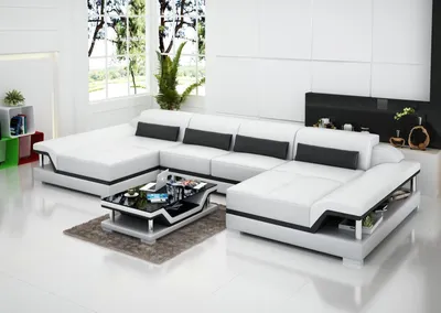 Produktbild von Couchen Leder Neu Sofa Sitz Eck Garnitur Polster Ecke Couch Design Couch Luxus