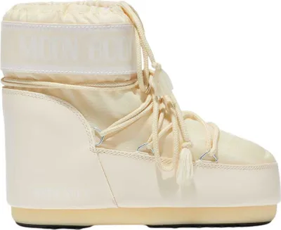 Produktbild von Kaufen Sie den Moon Boot Icon Low Cream bei Kicksshop. Kultiger beiger Uni-Schneestiefel mit warmem Design und bequemer Passform.