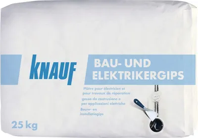 Produktbild von Knauf Bau- und Elektrikergips hellgrau, 25 kg