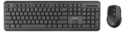 Obrázok produktu pre Trust TKM-350 - Tastatur-und-Maus-Set - kabellos - Deutsch