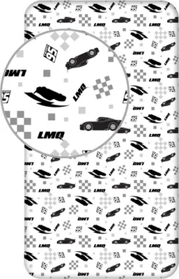 Immagine prodotto di Cars Spannbettuch Schwarz - Einzel - 90 x 200 cm
