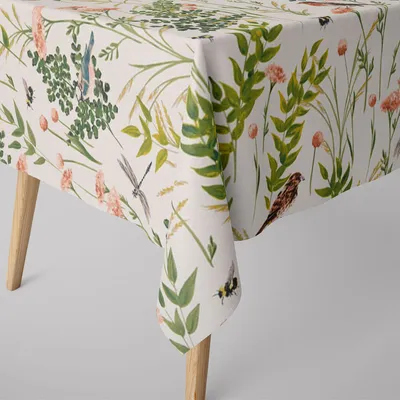 Produktbild von SCHÖNER LEBEN. Tischdecke Gardenia Blush verschiedene Größen Größe 130x240cm