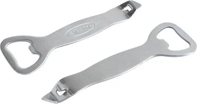 Immagine prodotto di Set apribottiglie - 2 in 1 - 2 pezzi da 14 cm - Argento
