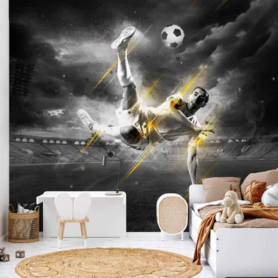 Produktbild von Vlies Fototapete - Football legend 250x175 cm Für Kinder 10110907-6