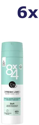 Produktbild von 6 x 8 x 4 Deospray – Fresh Lime 150 ml