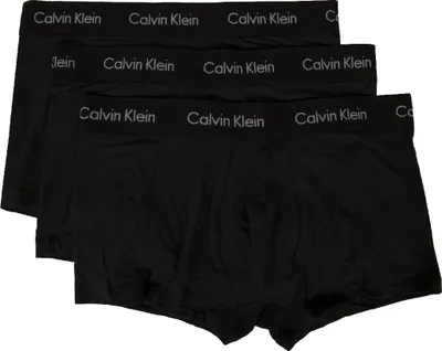 Immagine prodotto di Confezione 3 boxer uomo tripack CK CALVIN KLEIN articolo U2664G LOW RISE TRUNK 3PK, S, Cotone 95%,Spandex 5%