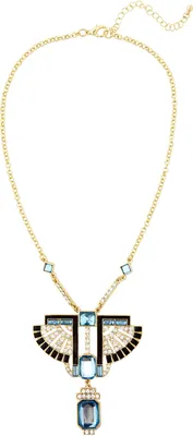 Produktbild von Pharao-Kette gold mit Strass und Topassteinen