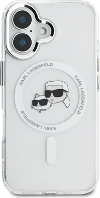 Produktbild von Karl Lagerfeld, MagSafe kompatible IML-Hülle iPhone 16 Plus K & CH, Transparent