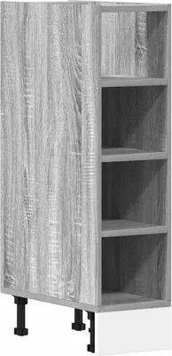 Immagine prodotto di vidaXL Armadio base Riga Grey Sonoma 20x44,5x81,5 cm Materiale a base di legno