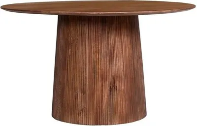 Produktbild von Meublorama RU-MIGUEL-51735-1*2C/52KG, Homeoffice, Rundform, Braun, Holz, 1300 mm, 1300 mm