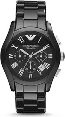 Produktbild von Emporio Armani AR1400 Herren-Armbanduhr, Keramik-Gehäuse, Keramik-Armband
