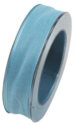 Produktbild von Webband, Schleifenband 25mm hellblau 20m Rolle (1m=0,45EUR) Goldina