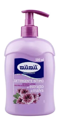 Produktbild von milmil Neutral Intimseife flüssigseife Malve 500ml Spender