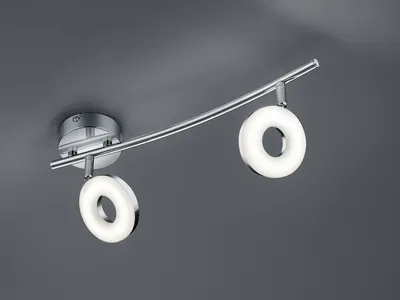 Obrázek produktu pro LED stropní svítidlo otočné pro interiér chromované se světelným bodovým nástěnným svítidlem kulaté kancelářské svítidlo