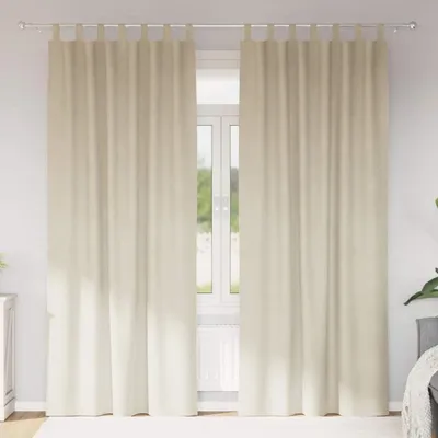 Zdjęcie produktu dla Zasłony zaciemniające 2 pcs Kremowy 140 x 245 cm Aksamit