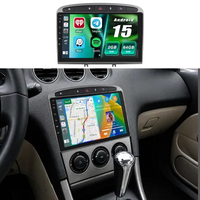 Zdjęcie produktu dla Radio samochodowe Android do samochodów Peugeot 308/408, modele z lat 2007-2015