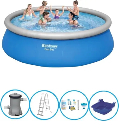 Produktbild von Bestway Pool Fast Set - 457x122 cm - Mit Zubehör