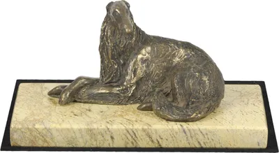Produktbild von Barsoi, Russischer Jagdwindhund, Barzaia I - Hundestatue, Hundesilhouettefigur, Trophäe für die Hundeausstellung der Marke Art-Dog
