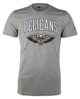 Image de T-Shirt NBA New Orleans Pelicans New Era Team logo Gris pour Homme