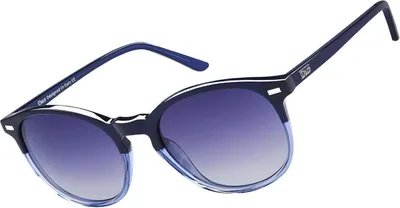 Image de DUCO Lunettes de soleil rétro UV400 polarisées vintage légères bleues