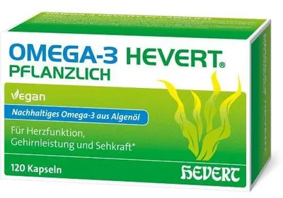 Zdjęcie produktu dla Omega-3 Hevert ziołowe kapsułki miękkie 120 kapsułek