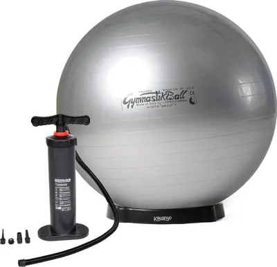 Produktbild von Original Pezziball STANDARD m. Standpumpe und Ballschale - silber