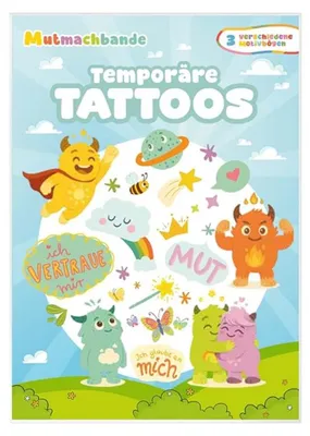 Produktbild von Temporäre Tattoos - Mutmachbande