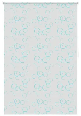 Productafbeelding van PEVA Douchegordijn 140x240 cm met Bubbelpatroon