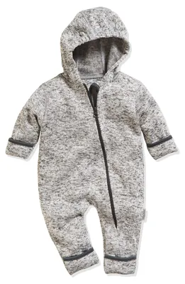 Produktbild von Playshoes Fleece-Overall Unisex Kinder Jumpsuit, grau Strickfleece, 74