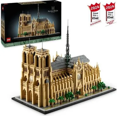 Produktbild von LEGO Architecture 21061 Notre-Dame de Paris, Bauset für Erwachsene, Detailliertes Modell, Historisches Bau- und Restaurationsprojekt