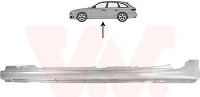 Produktbild von VAN WEZEL 0327103 Schweller Reparaturblech Einstiegblech Links für AUDI A4 Avant (8K5, B8) A4 Limousine (8K2, B8) A4 Allroad (8KH, B8)