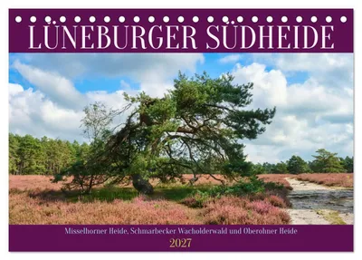 Produktbild von Lüneburger Südheide (Tischkalender 2027 DIN A5 quer), CALVENDO Monatskalender