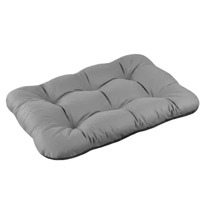 Produktbild von Domarex Wasserdichtes Hundebett Grau, 70x50cm - Weiches Hundekissen Orthopädisches Haustierbett mit Rutschfestem Boden und Waschbarem Bezug