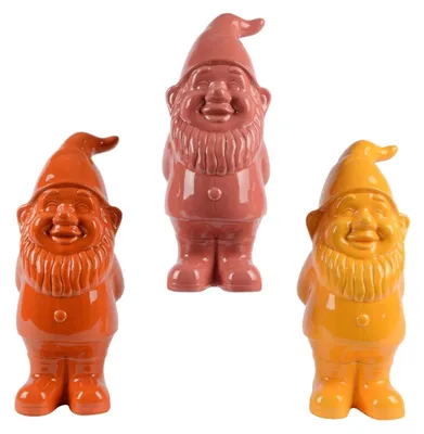 Zdjęcie produktu dla Decoris Keramiczny krasnal ogrodowy, wysokość 35 cm