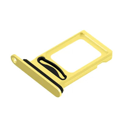 Produktbild von Clappio, SIM-Kartenhalter für iPhone 14 / 14 Plus Nano-SIM Steckplatz, Gelb