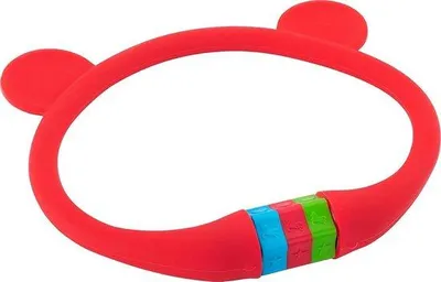Produktbild von Famanu Spiralkabelschloss mit Zahlenkombination für Kinderfahrräder - Schwarz