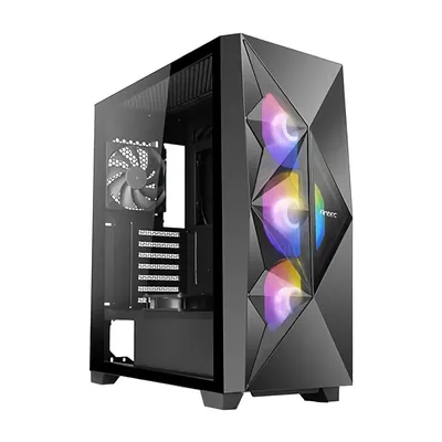 Image de Antec 0-761345-80081-5 Geh Antec Gamer  Dark Fleet   DF800 FLUX Midi Tower  schwarz W7P